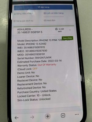 Iphone 13 128g hồng qt. Mua bán Điện thoại tại Quận 1 Tp Hồ Chí Minh được đăng bởi ut