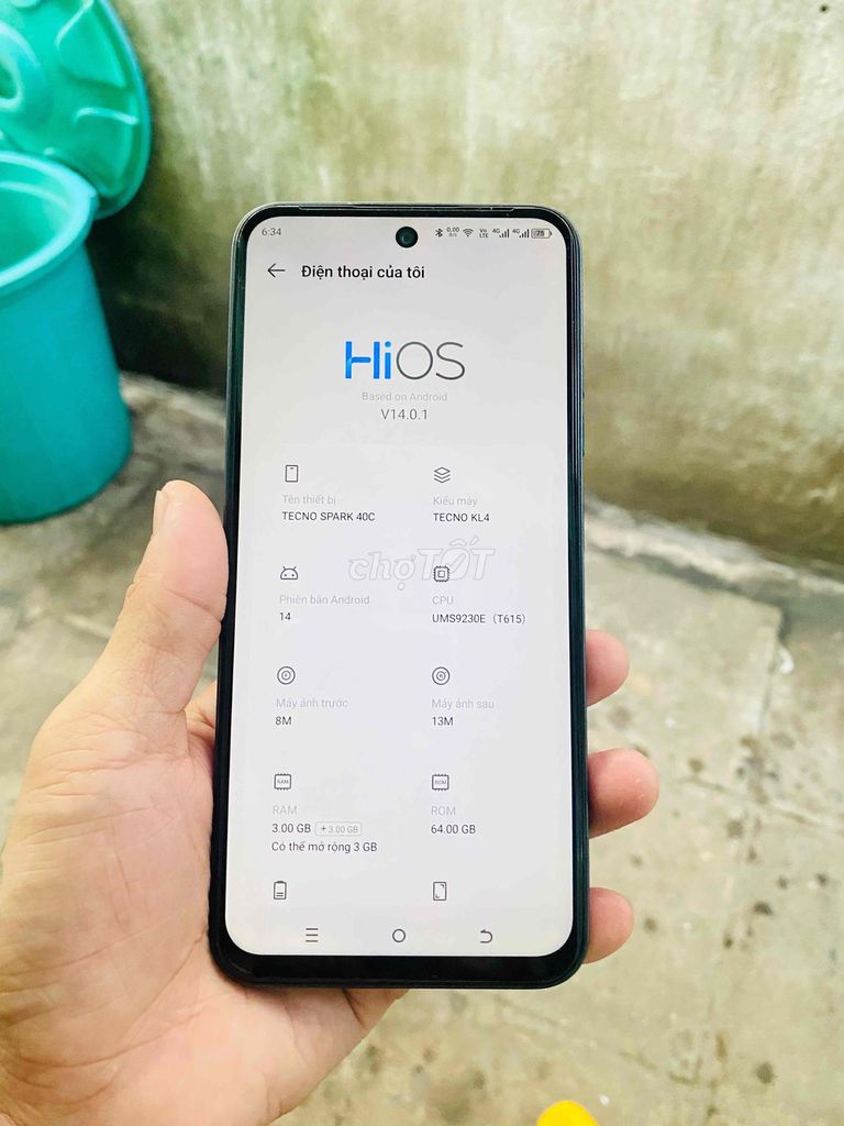 Tecno Spark 20C 64GB Xám 98%. Mua bán Điện thoại tại Quận 8 Tp Hồ Chí Minh được đăng bởi Duongmanhtai hình 1