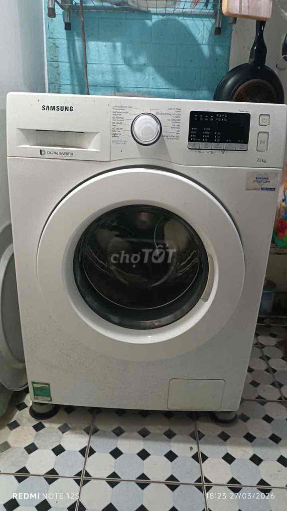 Máy giặt Samsung 7.5kg cửa ngang. Mua bán Máy giặt tại Quận Hai Bà Trưng Hà Nội được đăng bởi Quang Trọng hình 1