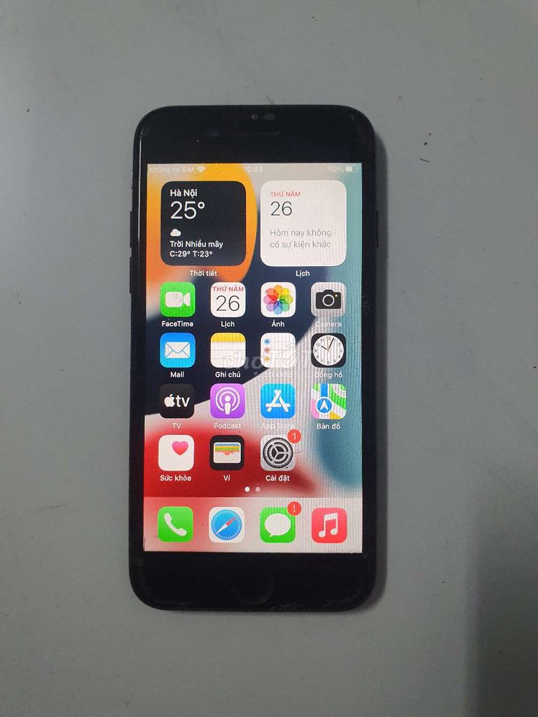 Apple iPhone 7 128GB Đen Đã sử dụng. Mua bán Điện thoại tại Huyện Hóc Môn Tp Hồ Chí Minh được đăng bởi NGUYÊN VĂN GHI hình 1