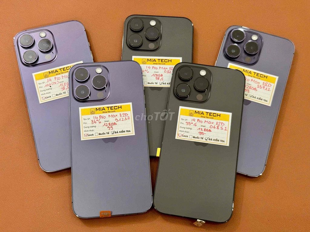 iPhone 14 Pro Max 128GB Tím 99%. Mua bán Điện thoại tại Quận Ba Đình Hà Nội được đăng bởi Huy Trần hình 1