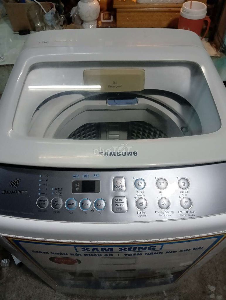 Máy giặt Samsung 7.2kg Trắng. Mua bán Máy giặt tại Quận 12 Tp Hồ Chí Minh được đăng bởi Bạch Tố My hình 1