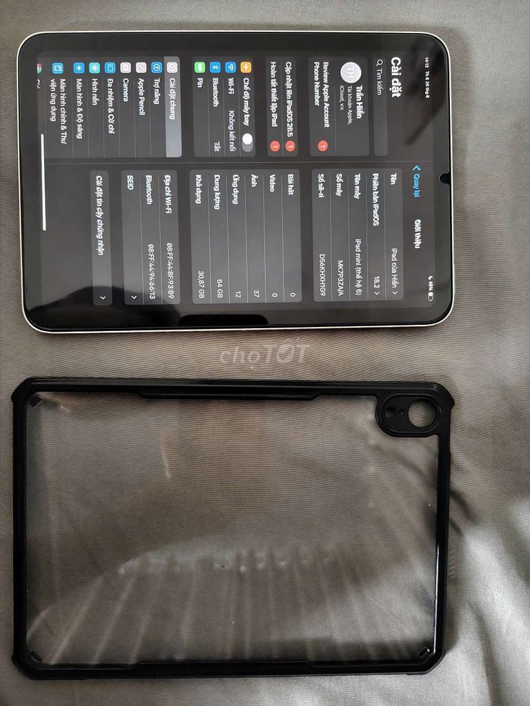 Apple iPad mini 6 64GB Xám. Mua bán Máy tính bảng tại Quận 10 Tp Hồ Chí Minh được đăng bởi Hiển Trần hình 1