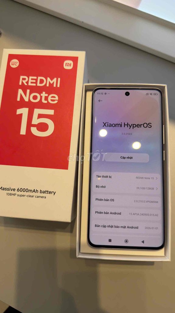 Pass lại Xiaomi Redmi Note 15 128GB. Mua bán Điện thoại tại Huyện Củ Chi Tp Hồ Chí Minh được đăng bởi Phú Nguyễn hình 1