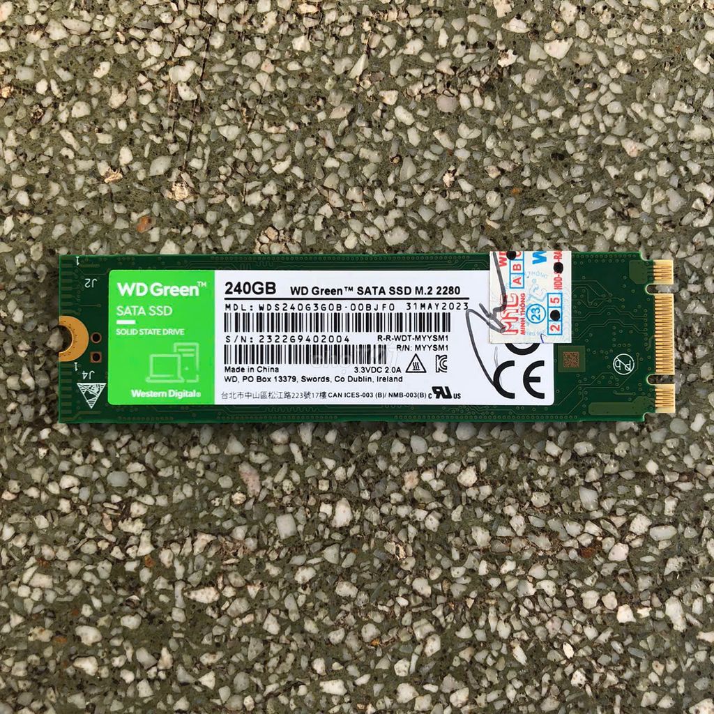Ổ cứng SSD Western Digital WD Green 240GB. Mua bán Linh kiện (RAM, Card...) tại Thành phố Bà Rịa Bà Rịa - Vũng Tàu được đăng bởi Laptop Bà Rịa hình 1