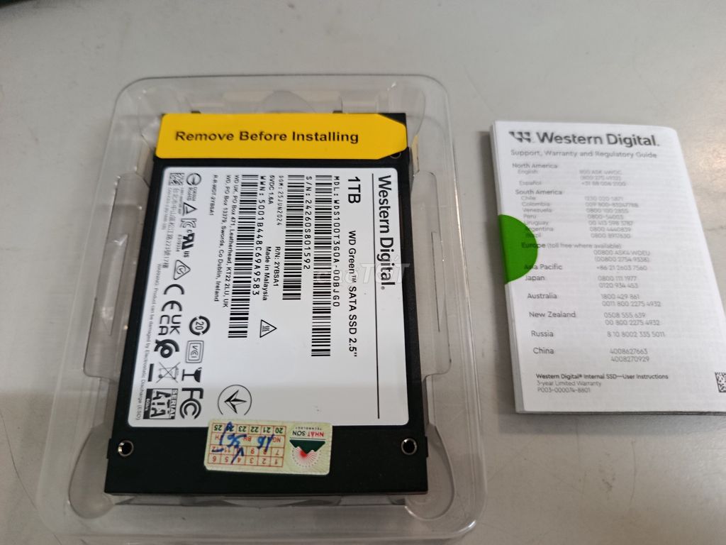 Ổ cứng SSD WD Green 1TB – bảo hành 34 tháng. Mua bán Linh kiện (RAM, Card...) tại Huyện Đại Lộc Quảng Nam được đăng bởi Võ Nhật Vũ hình 1