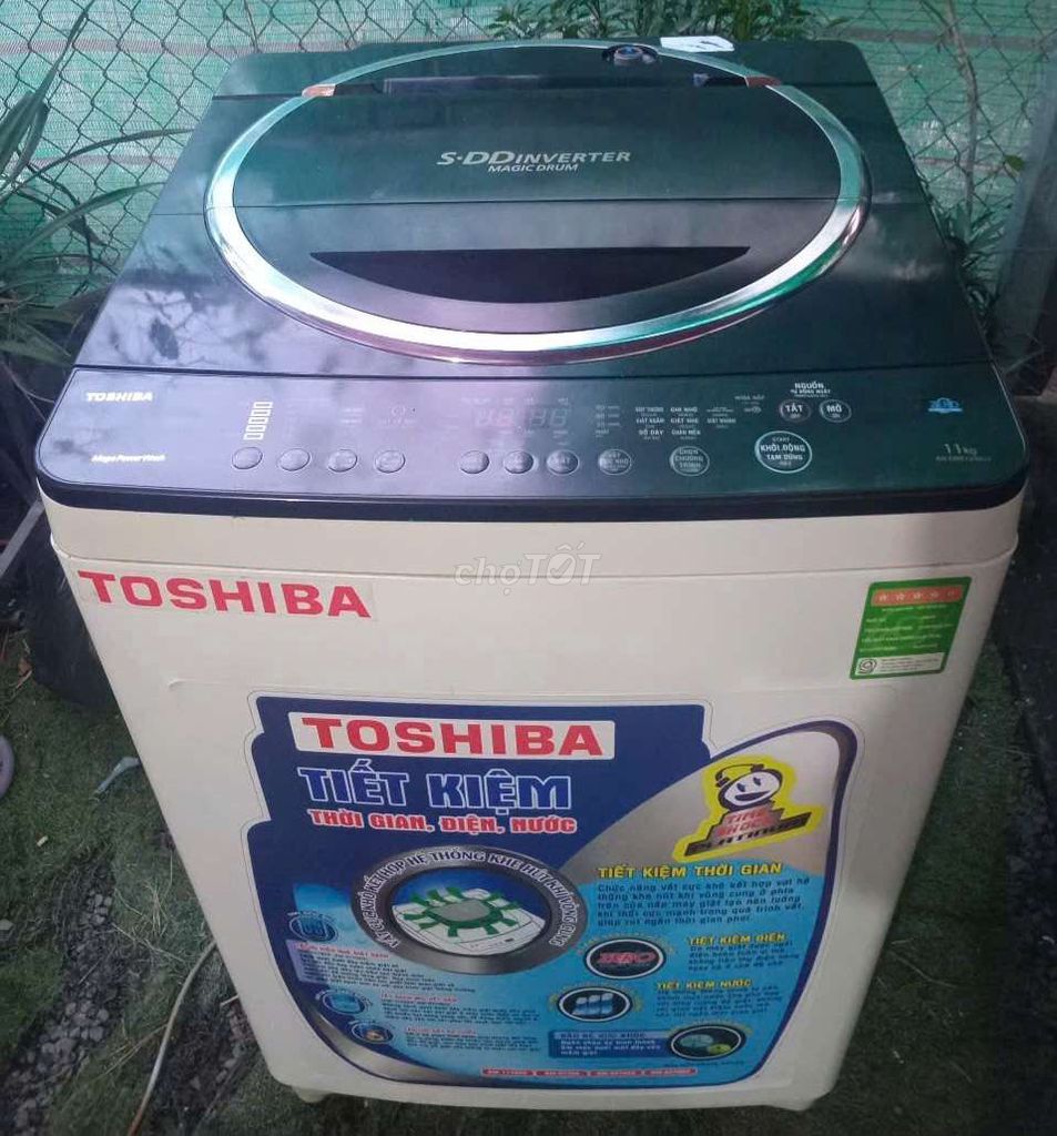 Máy giặt Toshiba 11kg cửa trên tiết kiệm điện . Mua bán Máy giặt tại Huyện Nhà Bè Tp Hồ Chí Minh được đăng bởi Bảo Bảo hình 1