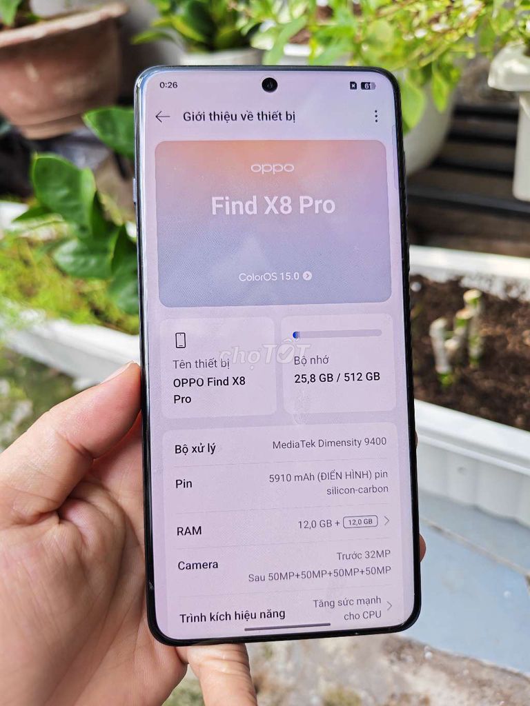 OPPO Find X8 Pro 512GB Pin 100 Keng. Mua bán Điện thoại tại Quận Gò Vấp Tp Hồ Chí Minh được đăng bởi Tuyết hình 1