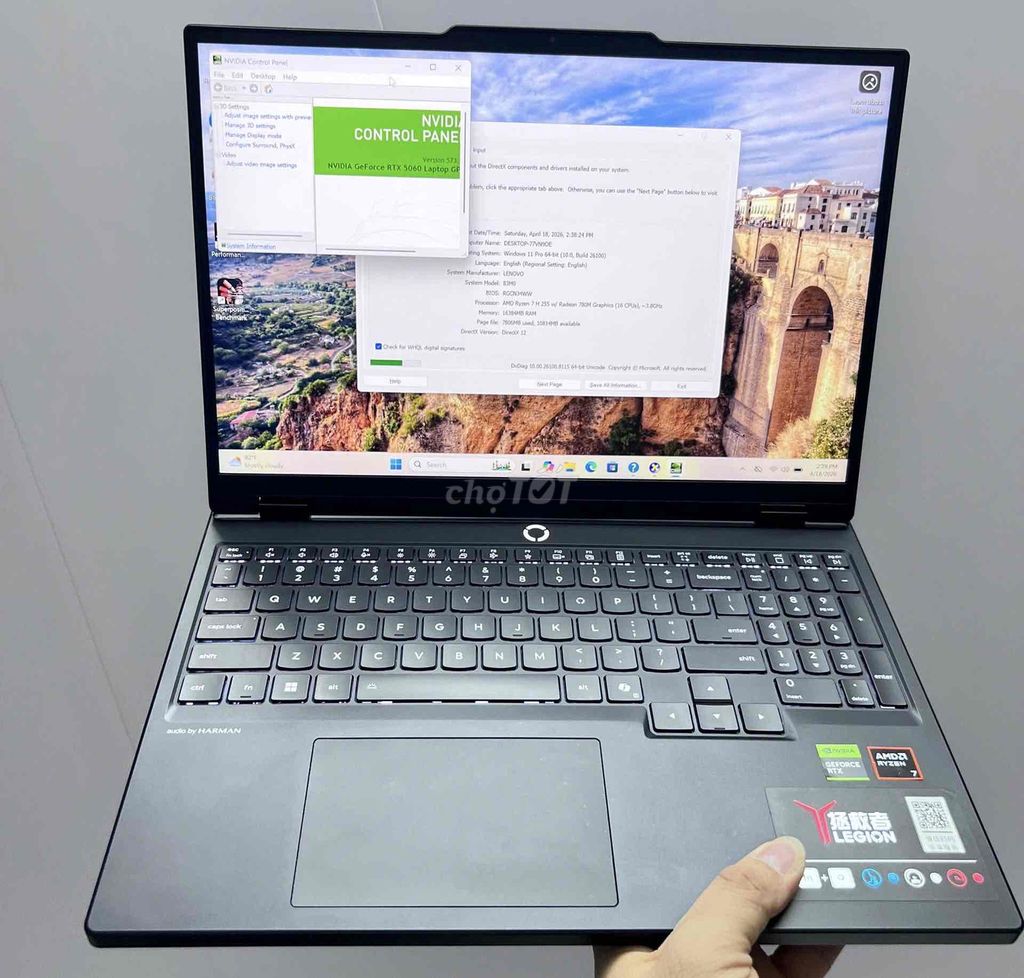 Lenovo Legion 5 Ryzen 7 16GB/512GB. Mua bán Laptop tại Quận Đống Đa Hà Nội được đăng bởi Junioor Computer hình 1