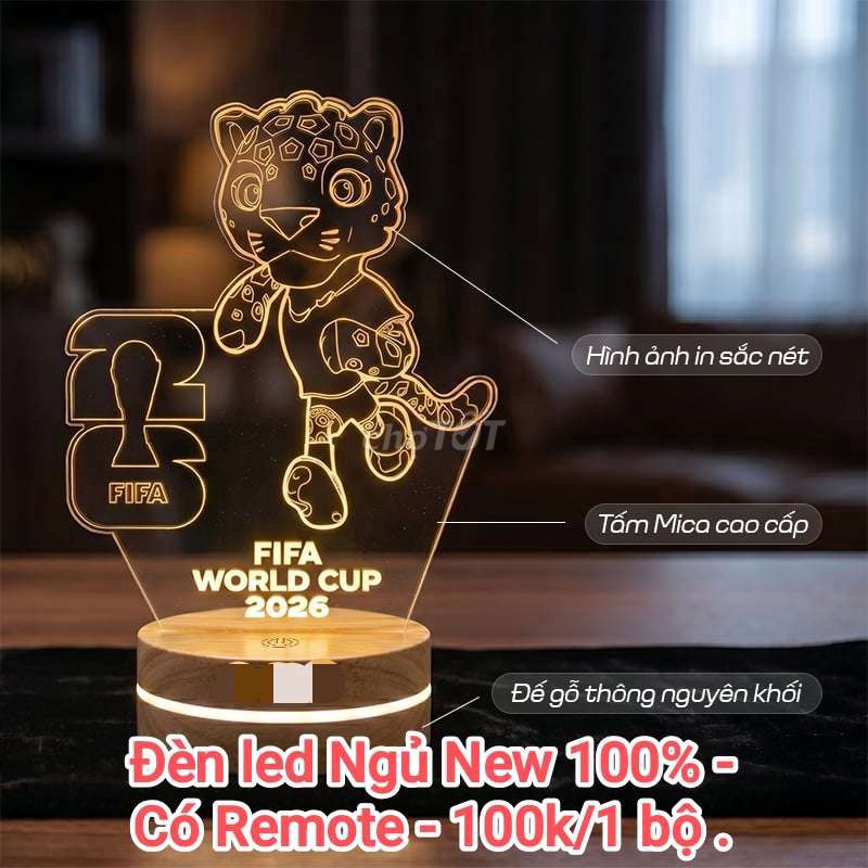 Đèn ngủ LED FIFA World Cup 2026. Mua bán Đèn tại Quận Tân Phú Tp Hồ Chí Minh được đăng bởi Phan Huy Hoàng  hình 1