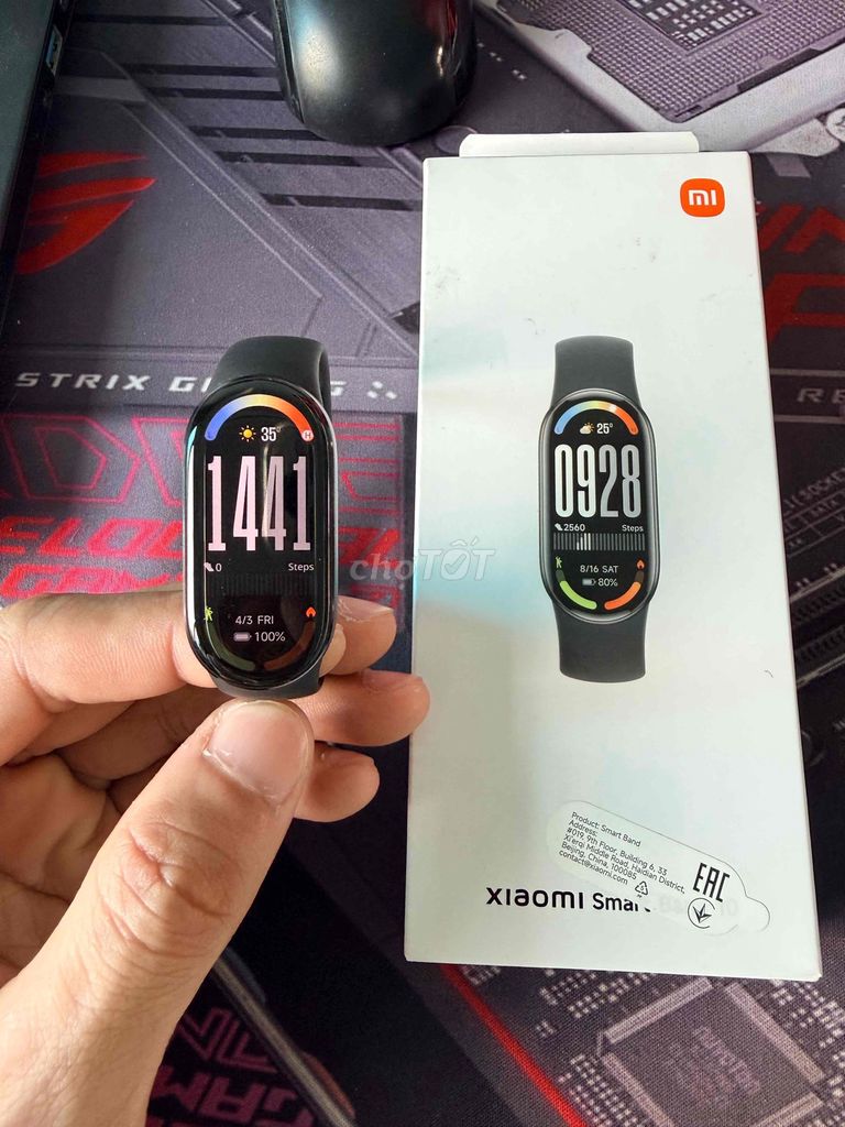 Xiaomi Smart Band 10 Đen 99%. Mua bán Thiết bị đeo thông minh tại Huyện Thanh Trì Hà Nội được đăng bởi Thuỵ hình 1