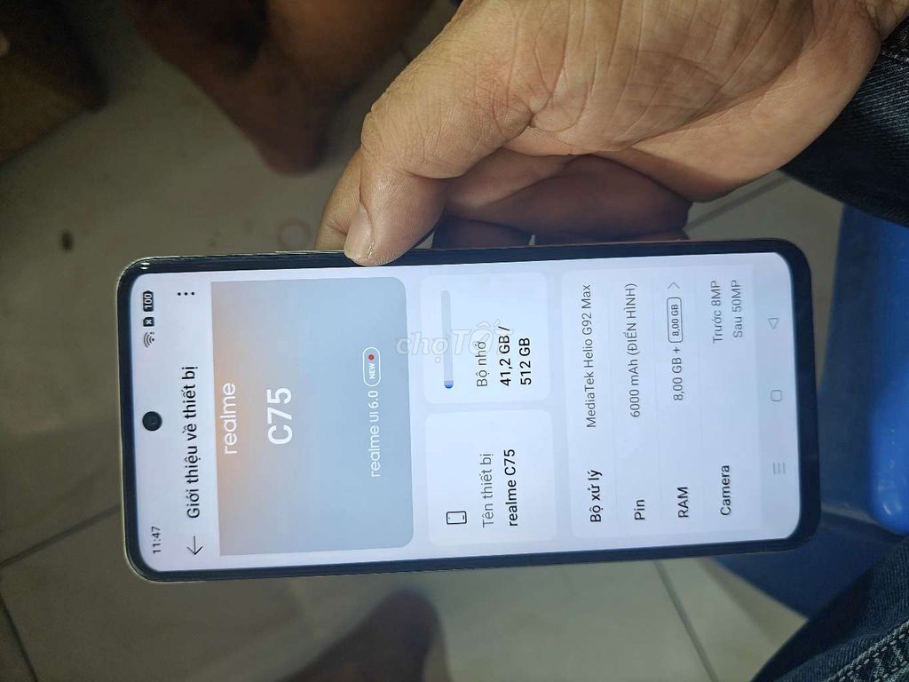 Realme C75 512GB Đen. Mua bán Điện thoại tại Quận Bắc Từ Liêm Hà Nội được đăng bởi THANH VAN hình 1