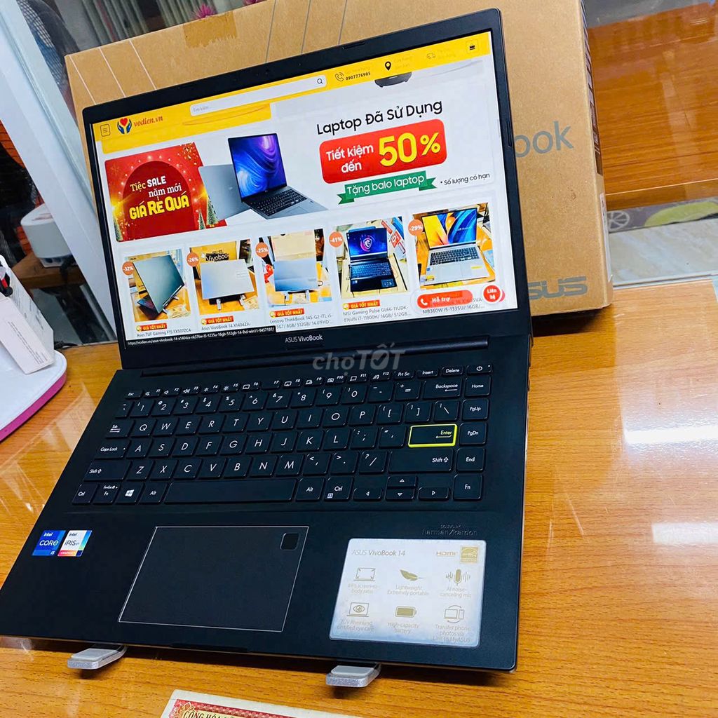 Asus Vivobook A415EA-EB360T i5-1135G7-8GB-512GB. Mua bán Laptop tại Quận Ninh Kiều Cần Thơ được đăng bởi Võ Diện hình 5