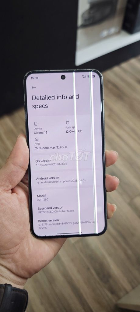 Xiaomi 13 12GB/256GB Trắng. Mua bán Điện thoại tại Quận Gò Vấp Tp Hồ Chí Minh được đăng bởi Nhật Hải hình 1