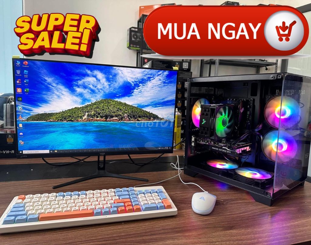 Xả kho bộ PC i5 13400F. Còn BH Chính hãng 36 tháng. Mua bán Máy tính để bàn tại Quận Hoàn Kiếm Hà Nội được đăng bởi Bán Máy Tính Uy Tín hình 1
