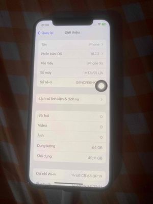 Apple iPhone Xs 64GB Trắng
