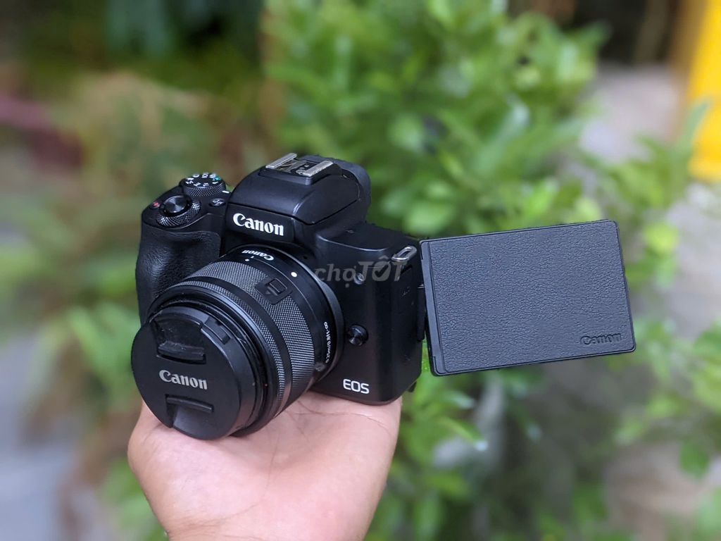 [Máy ảnh KTS] Canon M50 Đen 15-45mm màn đốm mực. Mua bán Máy ảnh, Máy quay tại Quận 6 Tp Hồ Chí Minh được đăng bởi may anh KTS hình 1