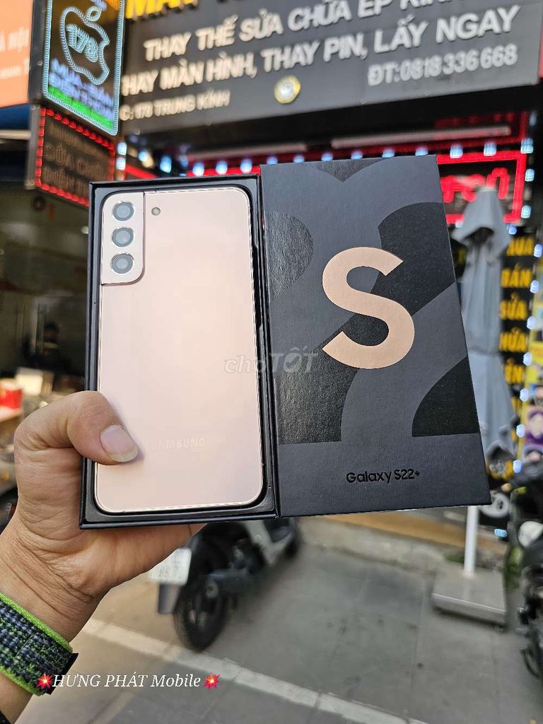 S22 PLUS-5G BẢN SSVN 2 SIM FULBOX ĐẸP ZIN KENG.