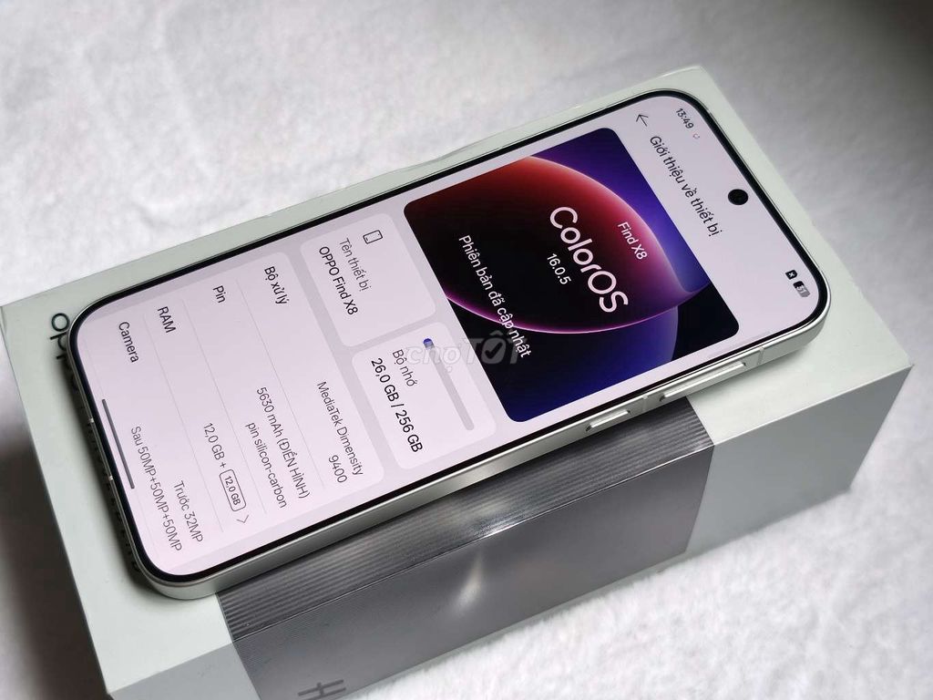 Oppo Find X8 12/256 fullbox đẹp 99%. Mua bán Điện thoại tại Quận Bình Tân Tp Hồ Chí Minh được đăng bởi Hiếu hình 1