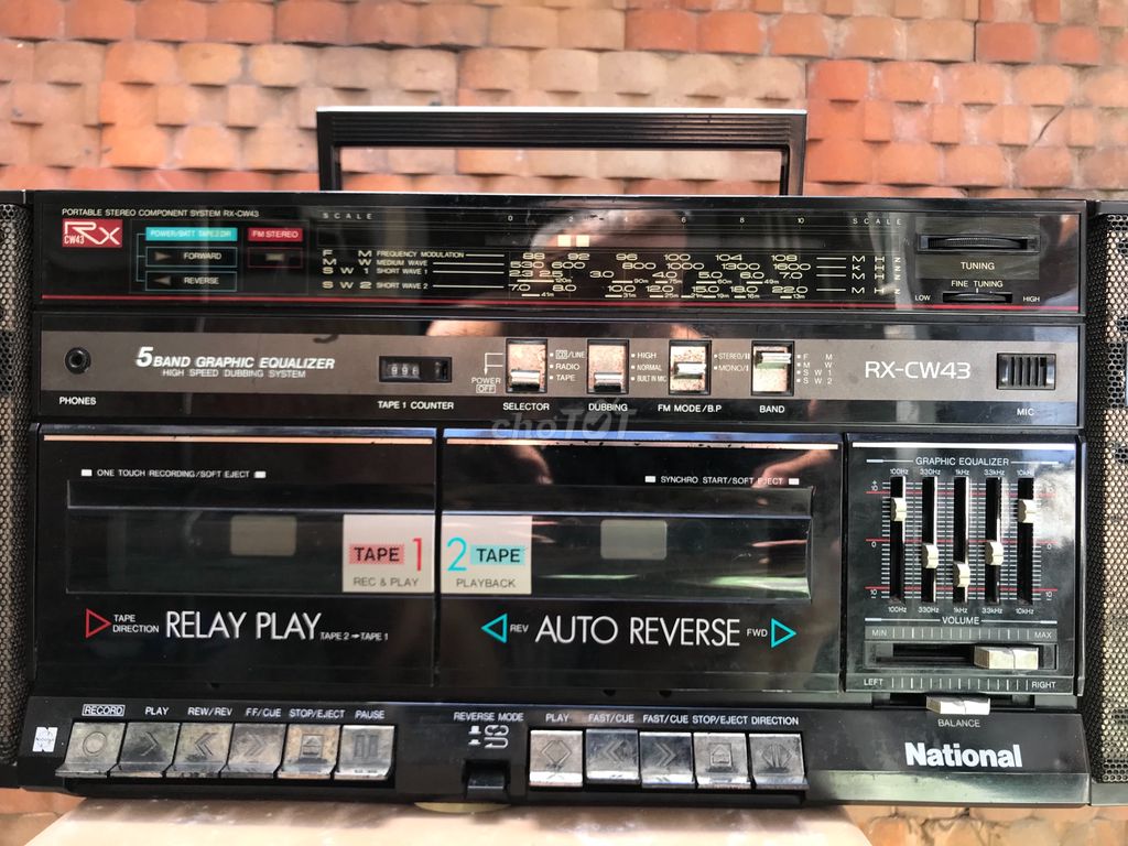 0913765906 - Cassette cổ National RX CW 43, thập niên 80