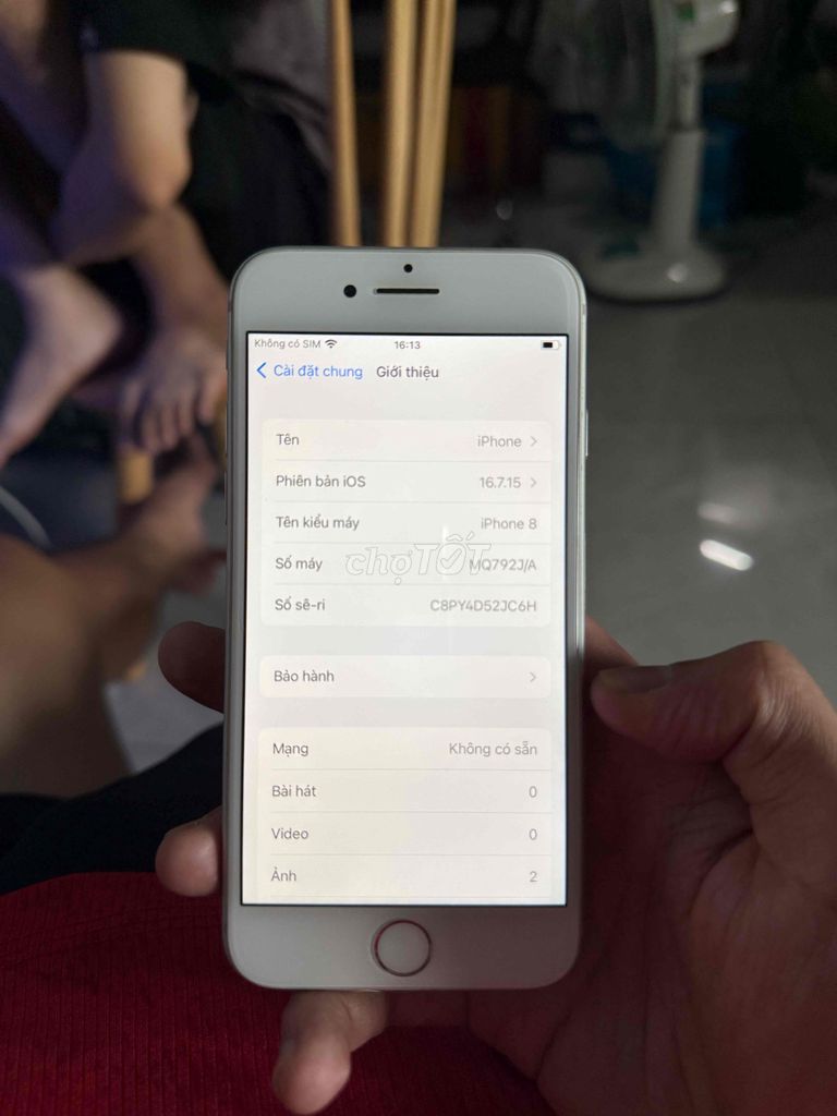 iPhone 8 64GB Trắng. Mua bán Điện thoại tại Thành phố Thủ Đức Tp Hồ Chí Minh được đăng bởi Trần Chí Thành hình 1
