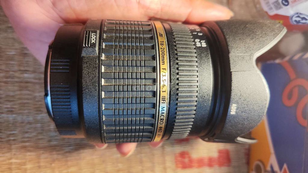 Ống kính Tamron 18-200mm F/3.5-6.3 ngàm A Đen cũ. Mua bán Máy ảnh, Máy quay tại Quận Hà Đông Hà Nội được đăng bởi A Cường hình 1