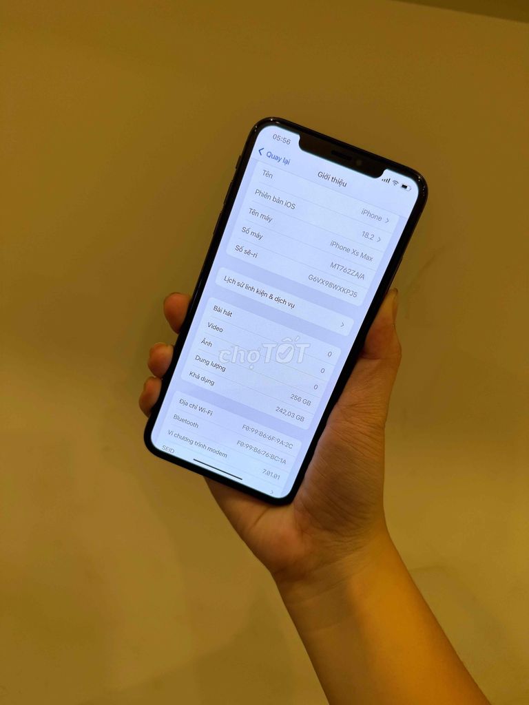 Xs Max 256G quốc tế ZA/A 2sim