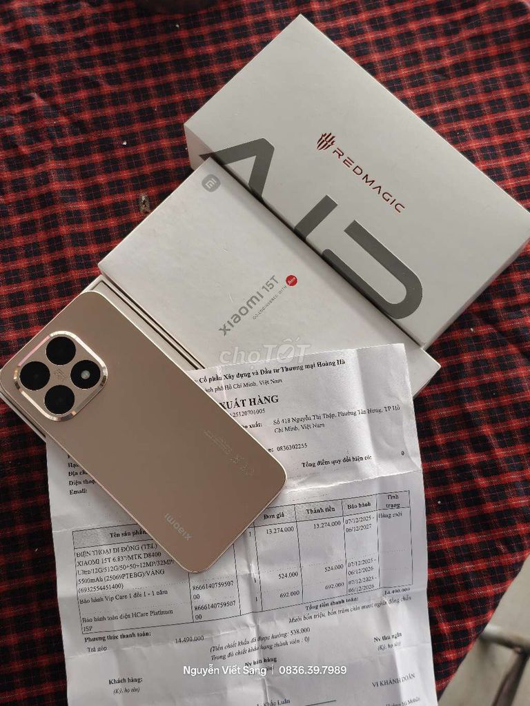 Xiaomi 15T 5G 512GB Mocha Gold LikeNew. Mua bán Điện thoại tại Thành phố Thuận An Bình Dương được đăng bởi SMARTPHONE ĐAM MÊ  hình 1