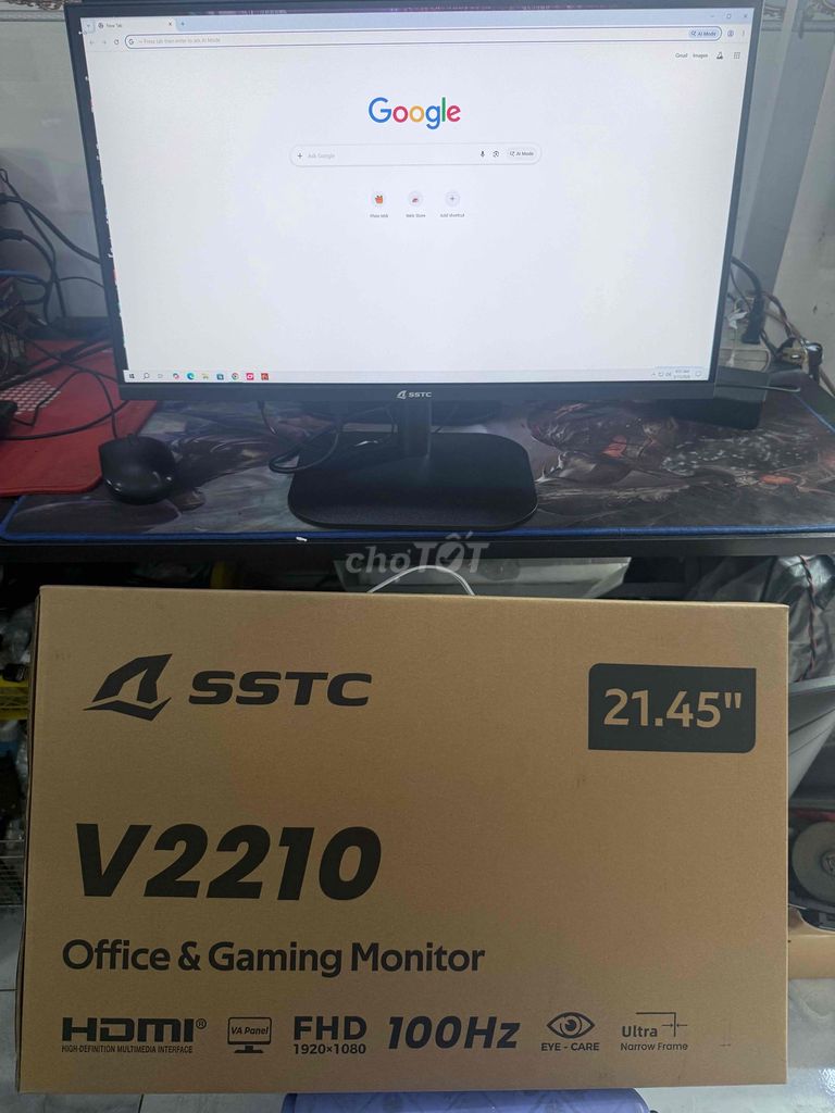 Màn hình SSTC V2210 22in/FHD/100Hz new fullbox. Mua bán Phụ kiện (Màn hình, Chuột...) tại Quận 8 Tp Hồ Chí Minh được đăng bởi Thái Tiến Computer Mua bán Linh kiện Laptop Pc  hình 1