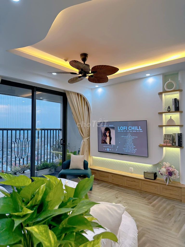 Cho thuê CH Akari City,Bình Tân,DT: 55m2-2PN-Full NT view đẹp thoáng