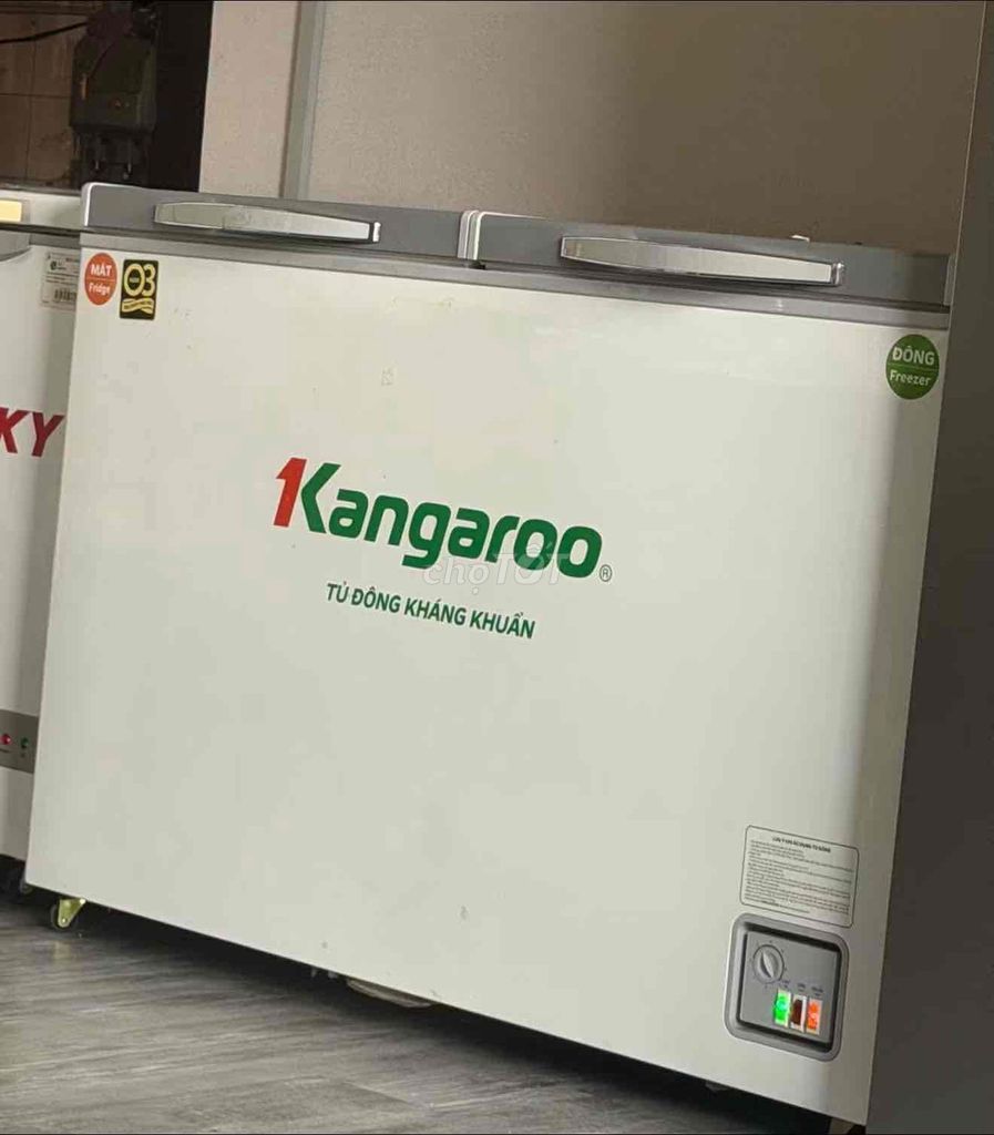 Tủ đông - mát Kangaroo Trắng kháng khuẩn. Mua bán Tủ lạnh tại Quận 1 Tp Hồ Chí Minh được đăng bởi my  hình 1