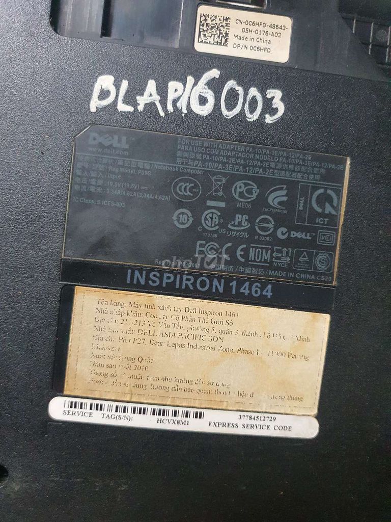 Xác laptops Dell