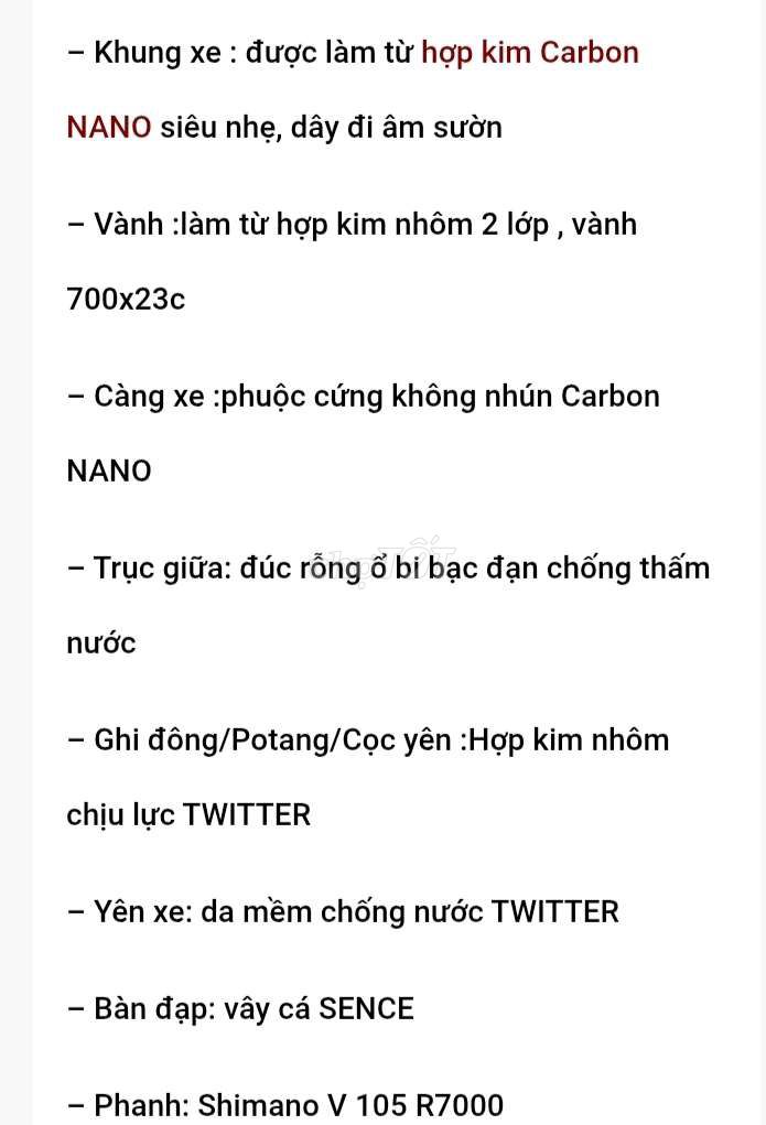 Xe đạp đua twitter sniper 2.0