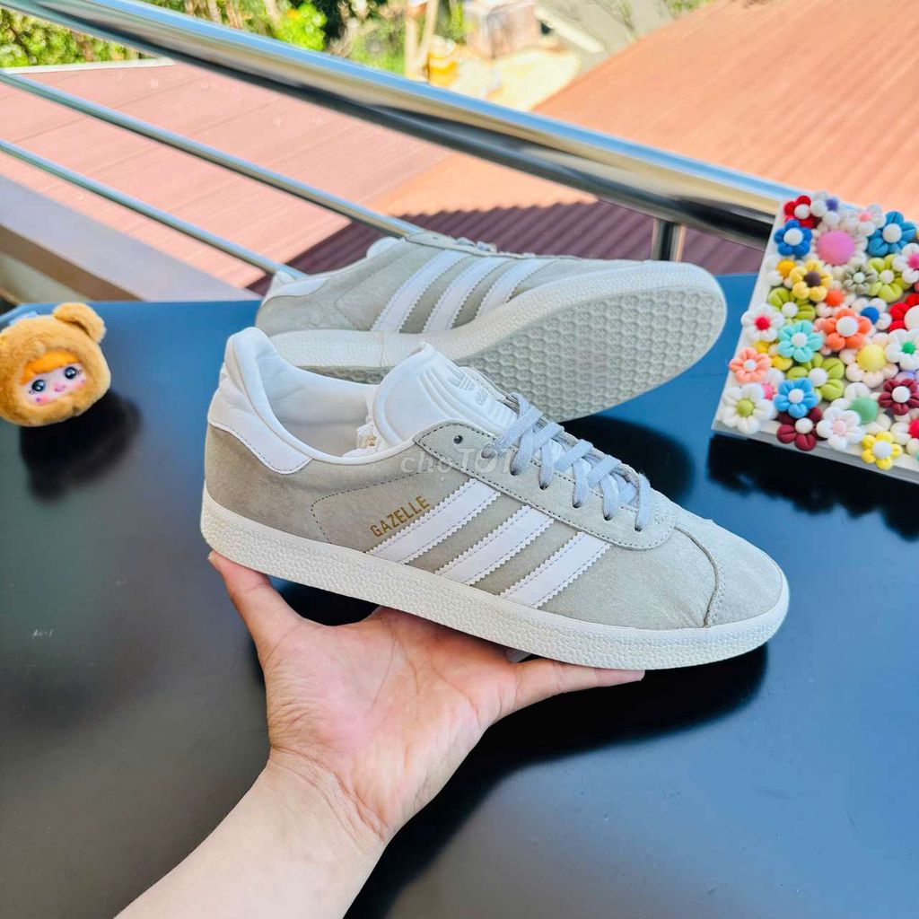 [CHÍNH HÃNG][NEW 99%]adidas Gazelle 'Grey White'