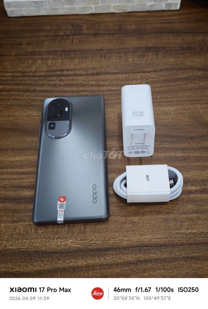 Oppo Reno 10 5G 8/256 Đen sạc 80w vooc có ship COD. Mua bán Điện thoại tại Quận Hoàng Mai Hà Nội được đăng bởi Trần Ngọc Hiếu hình 1