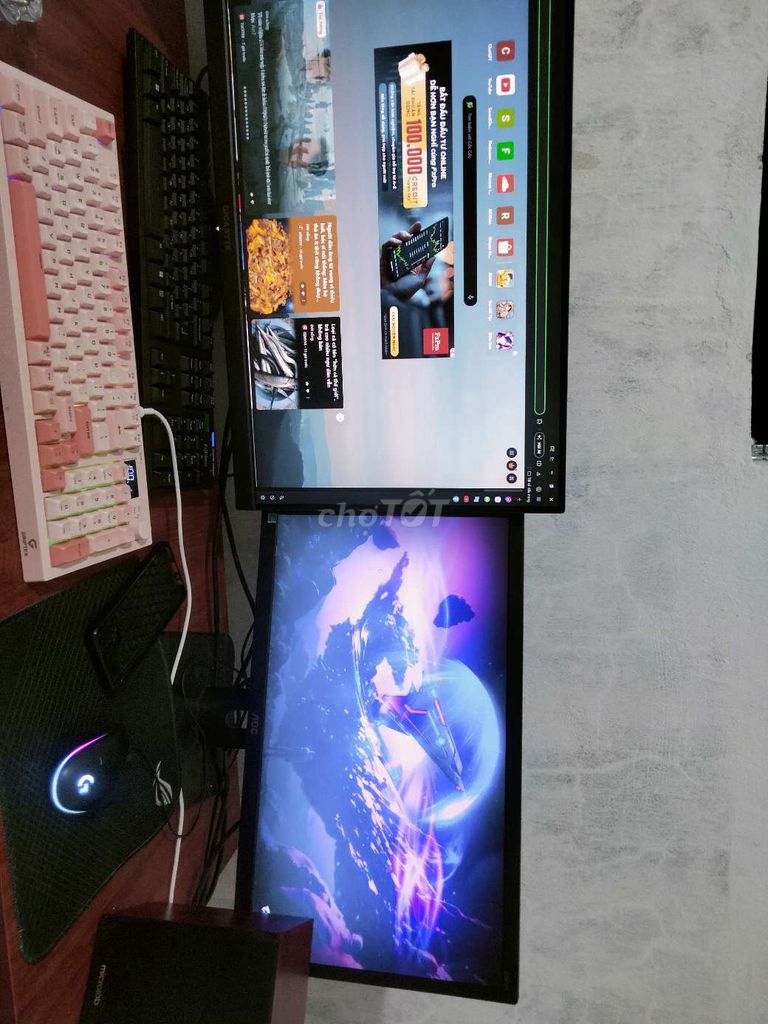 Màn giga 27inch 180hz+ màn phụ , phím chuột loa. Mua bán Phụ kiện (Màn hình, Chuột...) tại Huyện Giao Thủy Nam Định được đăng bởi Độ Phùng hình 1