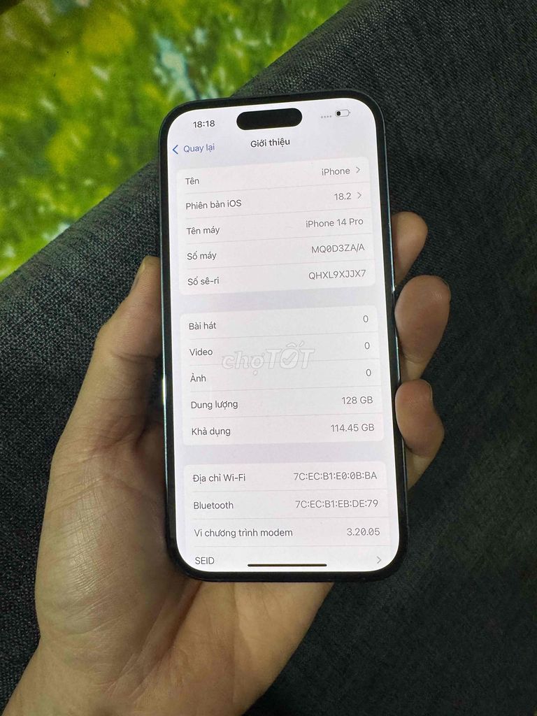 iphone 14 pro tím ZA /sim vật lý