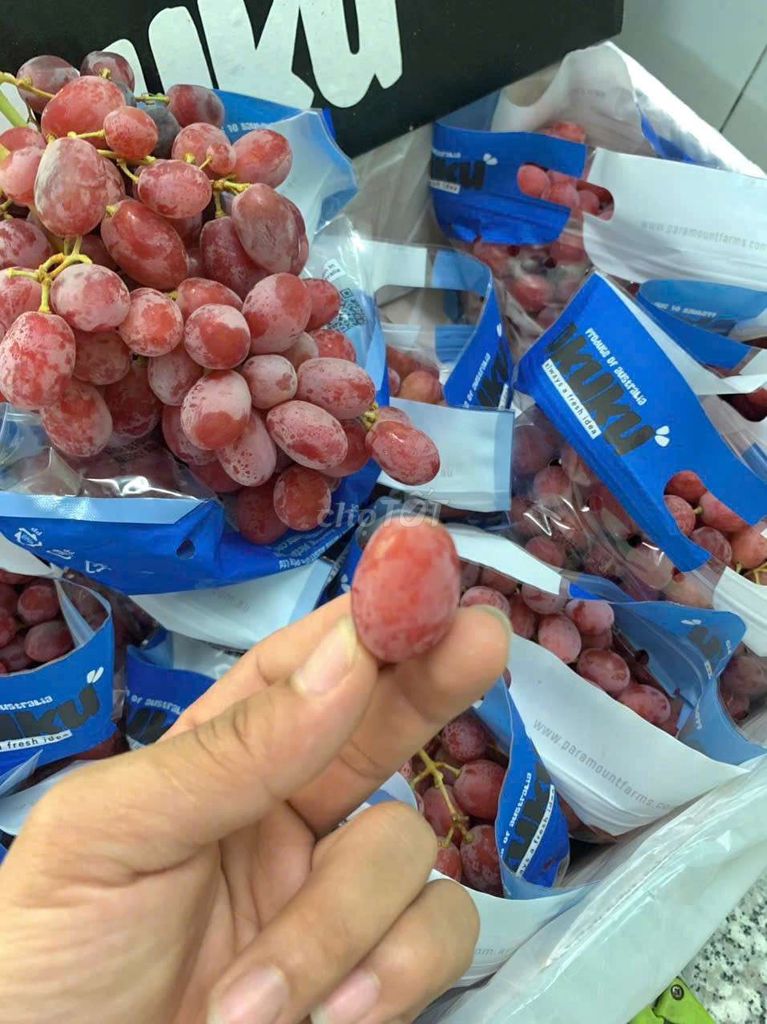 Nho Đỏ Úc 9kg. Mua bán Đồ ăn, thực phẩm và các loại khác tại Quận 6 Tp Hồ Chí Minh được đăng bởi quỳnh hình 1