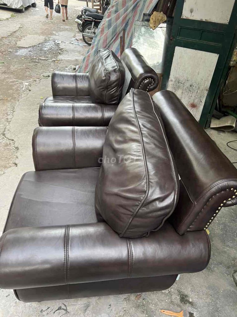 sofa đôi da xịn