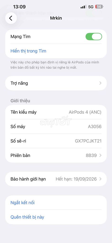 Tai nghe Apple AirPods 4 (ANC). Mua bán Tivi, Âm thanh tại Quận Thanh Khê Đà Nẵng được đăng bởi dũng hình 1