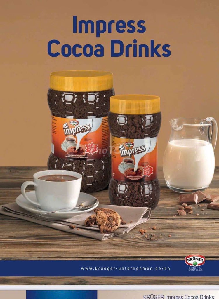 Bột cacao Kruger Impress Đức. Mua bán Đồ ăn, thực phẩm và các loại khác tại Quận Long Biên Hà Nội được đăng bởi tổng kho gia dụng  hình 1