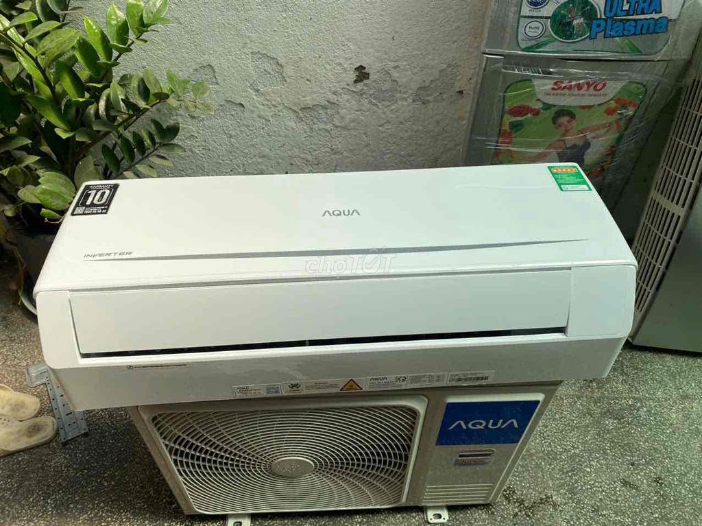 máy lạnh Aqua 1.5hp đời 2024 đẹp keng zin bh1 năm