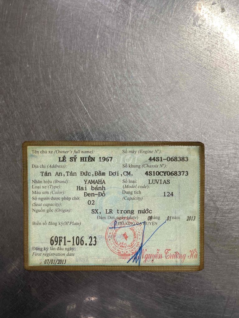 LUVIAS ĐỜI 2013 BS 69 CÀ MAU HỖ TRỢ GÓP NH ĐỖI XE. Mua bán Xe máy tại Huyện Hóc Môn Tp Hồ Chí Minh được đăng bởi Khaianh  hình 5