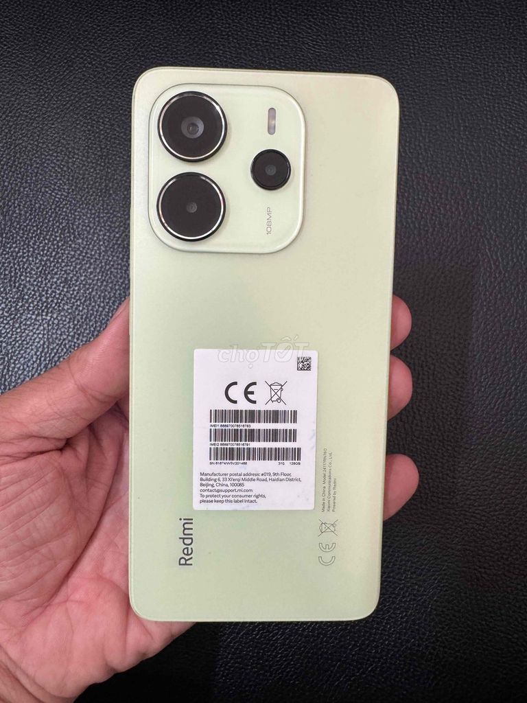 Xiaomi Redmi Note 14 128GB Xanh. Mua bán Điện thoại tại Quận 11 Tp Hồ Chí Minh được đăng bởi thịnh hình 1