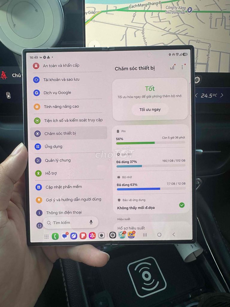 Samsung Z Fold6 12GB/512GB Bạc. Mua bán Điện thoại tại Huyện Bình Chánh Tp Hồ Chí Minh được đăng bởi quang thịnh hình 1