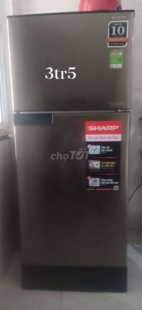 Tủ lạnh Sharp J-Tech Inverter Nâu Tiết kiệm điện. Mua bán Tủ lạnh tại Quận Ngũ Hành Sơn Đà Nẵng được đăng bởi Trương Anh Tuấn hình 1