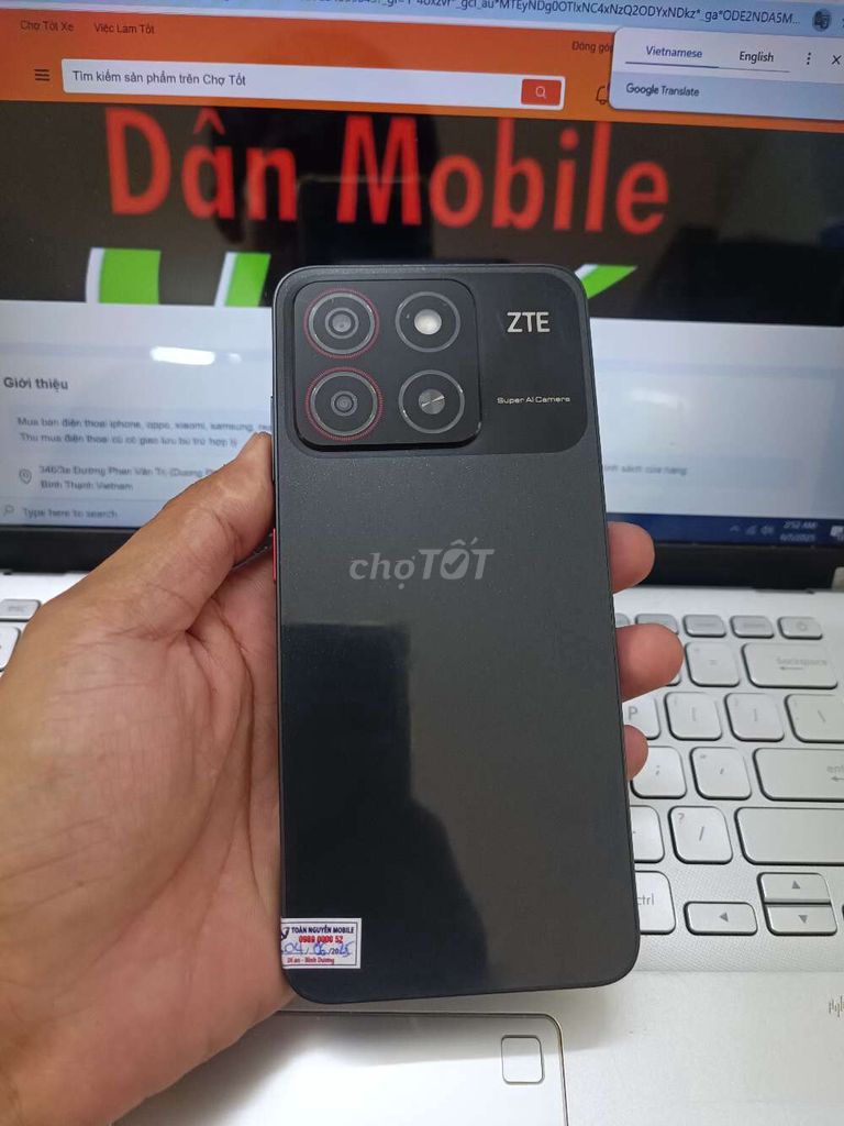 ZTE A35 4GB.64GB PIN 5000 ZIN ĐẸP FULL CN. Mua bán Điện thoại tại Quận Bình Thạnh Tp Hồ Chí Minh được đăng bởi Dân Mobile hình 1