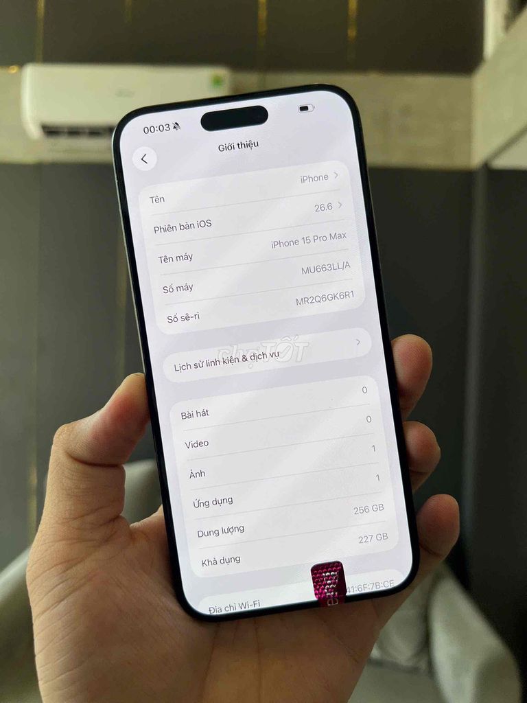 Apple iPhone 15 Pro Max 256GB Đen Like New Mỹ. Mua bán Điện thoại tại Quận 8 Tp Hồ Chí Minh được đăng bởi TRƯỜNG MOBILE  hình 1