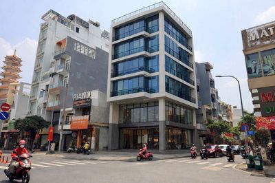 CHO THUÊ BUILDING GÓC 2 MẶT TIỀN MỚI HOÀN CÔNG TRUNG TÂM QUẬN 4
