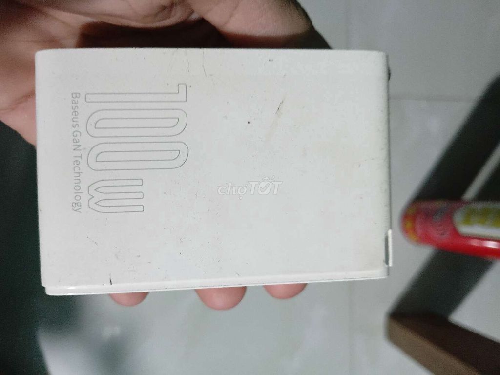 Sạc điện thoại Baseus GaN 100W Trắng. Mua bán Linh kiện (RAM, Card...) tại Huyện Cần Giuộc Long An được đăng bởi Minh Tài hình 1